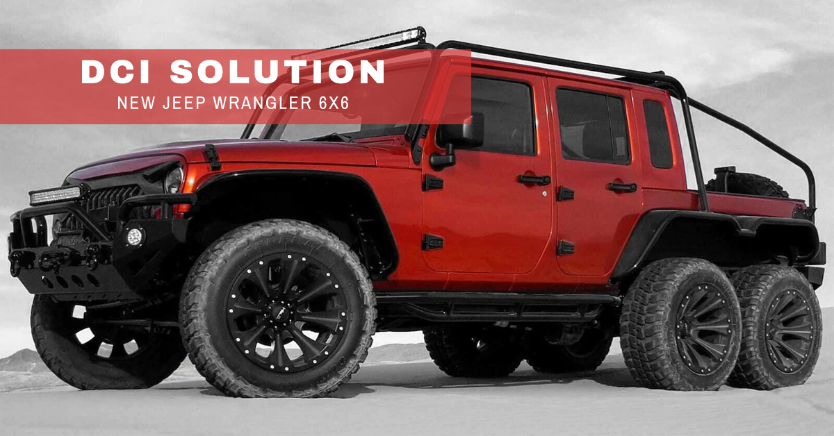 Your G-Wagen Has Nothing On This Hellcat-Powered Jeep Wrangler 6×6 - DCI  Solution