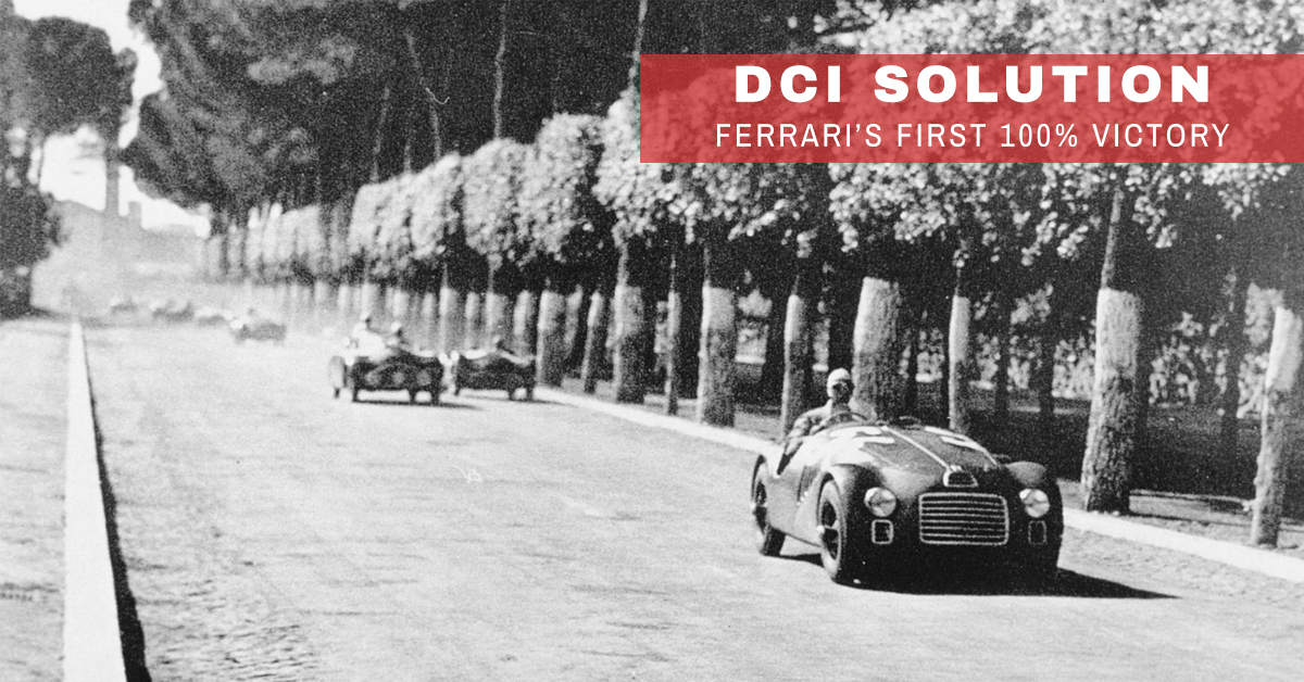 Ferrari's First Victory