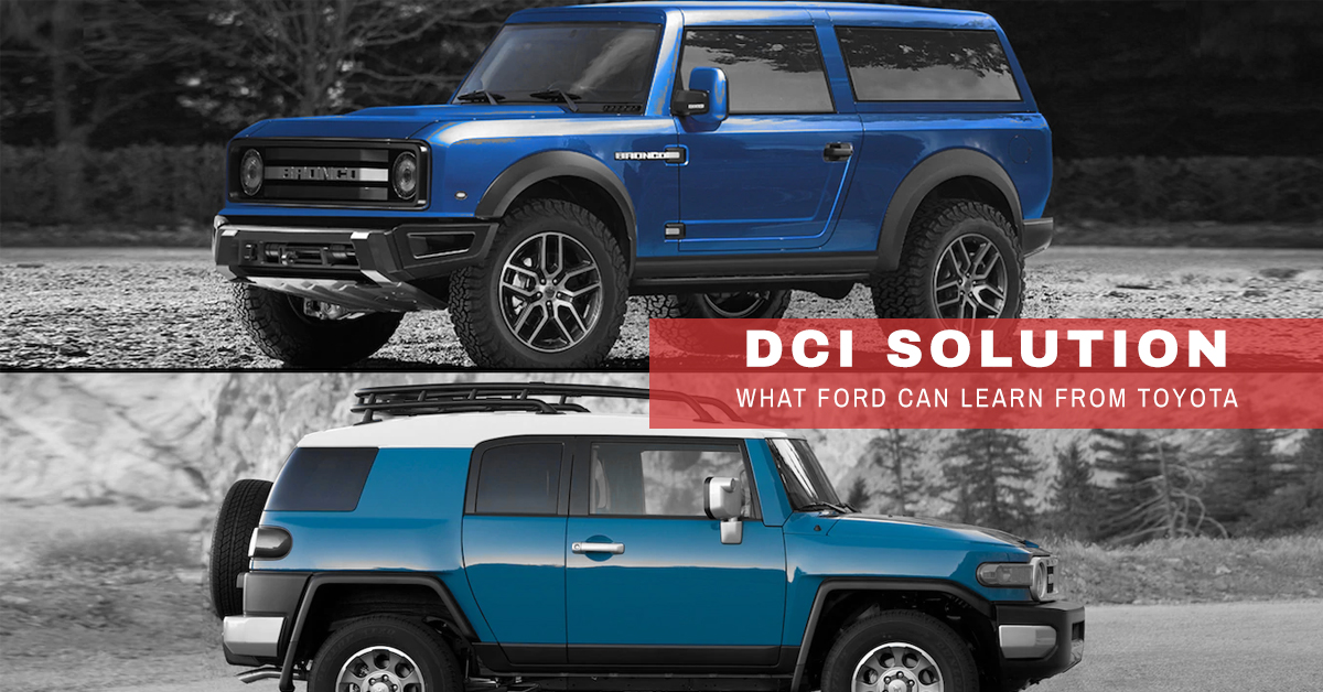 2021 Ford Bronco What It Can Learn From The Toyota Fj Cruiser